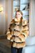 фото Кожушок з лисиці розшитий хутром стриженої нутрії в онлайн крамниці жіночого одягу https://furstore.shop