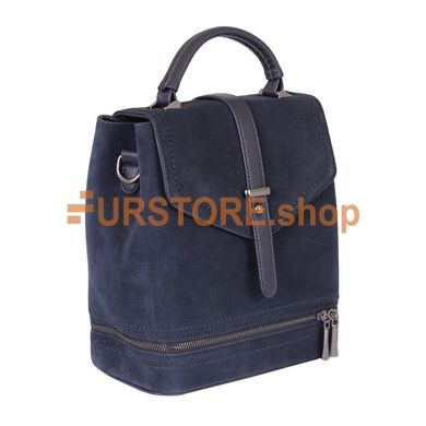 фотогорафия Сумка-рюкзак de esse TL37708-04 Синяя в магазине женской меховой одежды https://furstore.shop