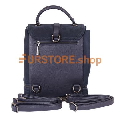фотогорафия Сумка-рюкзак de esse TL37708-04 Синяя в магазине женской меховой одежды https://furstore.shop