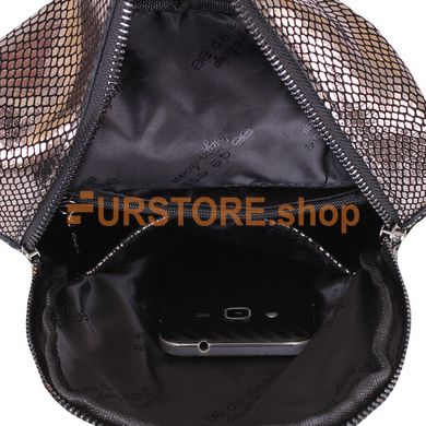 фотогорафия Сумка-рюкзак de esse L53001-8YB Бронзовая в магазине женской меховой одежды https://furstore.shop