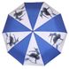 фото Зонт складной de esse 3209 полуавтомат Синий с балериной в интернет магазине магазине меха https://furstore.shop