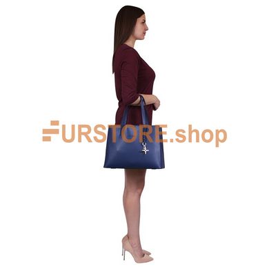 фотогорафия Сумка de esse L277858-3 Синяя в магазине женской меховой одежды https://furstore.shop
