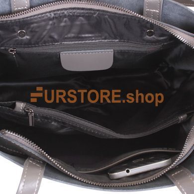 фотогорафія Сумка de esse 3125-61 Серая в онлайн крамниці хутряного одягу https://furstore.shop