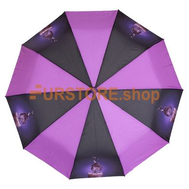 фотогорафия Зонт складной de esse 3209 полуавтомат Фиолетовый со свечой в магазине женской меховой одежды https://furstore.shop
