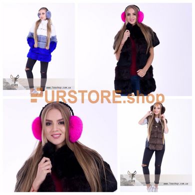 photographic Меховые наушники для девушек in the women's fur clothing store https://furstore.shop