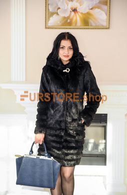 photographic Female fur coat from nutria fur | haircut step in the women's fur clothing store https://furstore.shop