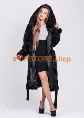 photographic Black women's coats of sheared nutria in the women's fur clothing store https://furstore.shop