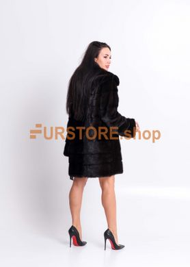 photographic Mink coat with a hood, royal fur in the women's fur clothing store https://furstore.shop