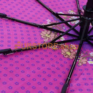 фотогорафия Зонт складной de esse 3132 автомат Фиолетовый в магазине женской меховой одежды https://furstore.shop