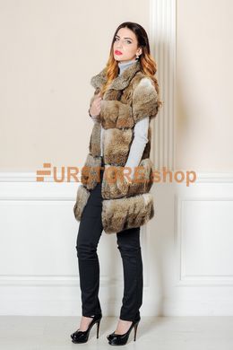 photographic Rabbit fur vest from FurStore.shop in the women's fur clothing store https://furstore.shop