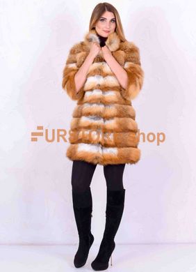 фотогорафия Женская шуба из лисы в магазине женской меховой одежды https://furstore.shop