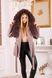 фото Женское пальто с капюшоном и ярким мехом в интернет магазине магазине меха https://furstore.shop