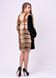 фото Жіноча шуба з лисиці розшита плюшевою нутрією, розміри 40-52 в онлайн крамниці жіночого одягу https://furstore.shop