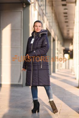 photographic Women's blue down jacket euro winter in the women's fur clothing store https://furstore.shop