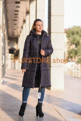 photographic Women's blue down jacket euro winter in the women's fur clothing store https://furstore.shop