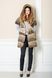 photo Rabbit fur coat with a hood in the women's furs clothing web store https://furstore.shop