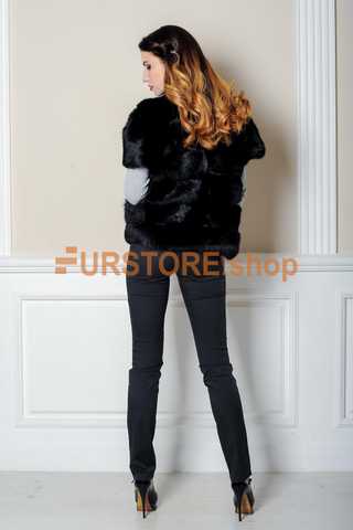 Rabbit fur vest from  -  - online web store of  women's fur clothes from Ukraine