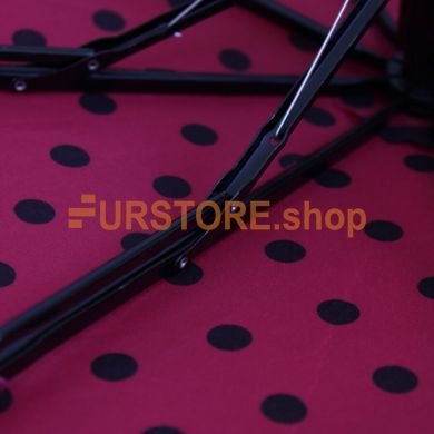 фотогорафия Зонт складной de esse 3216 полуавтомат Розовый в горошек в магазине женской меховой одежды https://furstore.shop