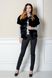 фото Хутряна жилетка з чорного кролика в онлайн крамниці жіночого одягу https://furstore.shop