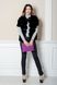 photo Black Rabbit Fur Vest in the women's furs clothing web store https://furstore.shop