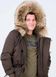 photo Men's short parka bomber jacket with raccoon fur in the women's furs clothing web store https://furstore.shop