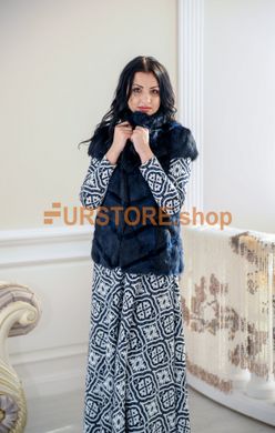photographic Fur coat - a coat from a natural rabbit fur in the women's fur clothing store https://furstore.shop