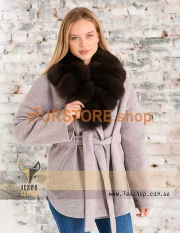 Зимние пальто женские с мехом. Модный дом Екатерины Смолиной.