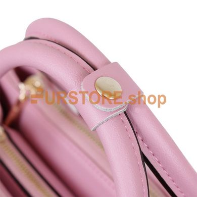 фотогорафия Сумка de esse L26661-18 Розовая в магазине женской меховой одежды https://furstore.shop