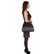 фото Сумка de esse D23619-4001 Черно-серая в онлайн крамниці жіночого одягу https://furstore.shop