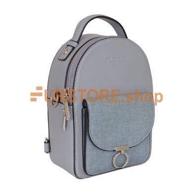фотогорафия Сумка-рюкзак de esse DS23181-6119 Голубая в магазине женской меховой одежды https://furstore.shop